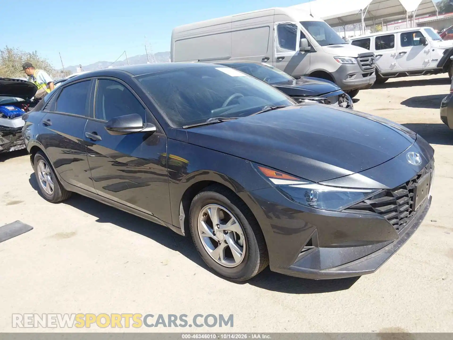 1 Photograph of a damaged car 5NPLL4AG6MH016848 HYUNDAI ELANTRA 2021