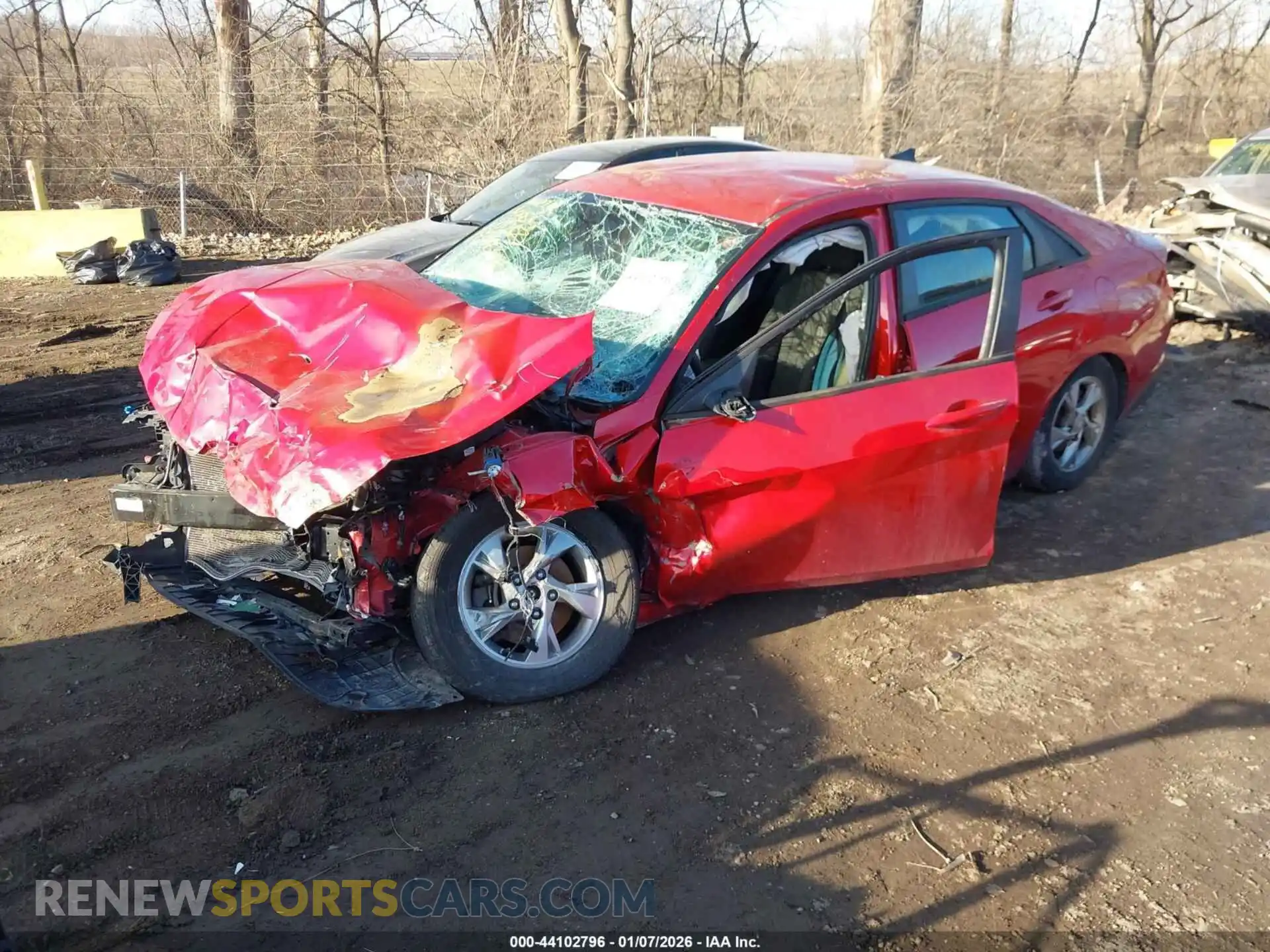 2 Photograph of a damaged car 5NPLL4AG6MH024643 HYUNDAI ELANTRA 2021