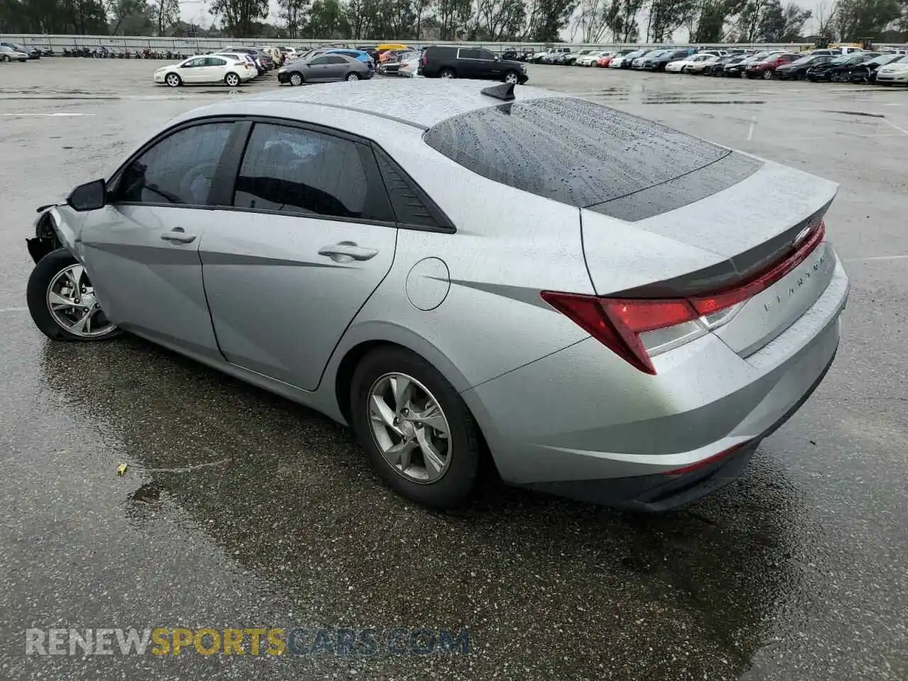 2 Photograph of a damaged car 5NPLL4AG6MH028711 HYUNDAI ELANTRA 2021