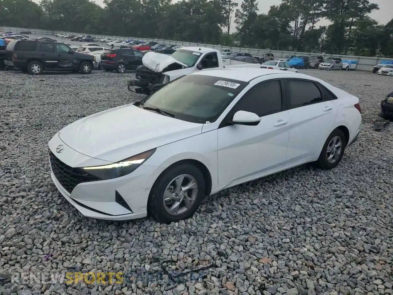 1 Photograph of a damaged car 5NPLL4AG6MH029342 HYUNDAI ELANTRA 2021