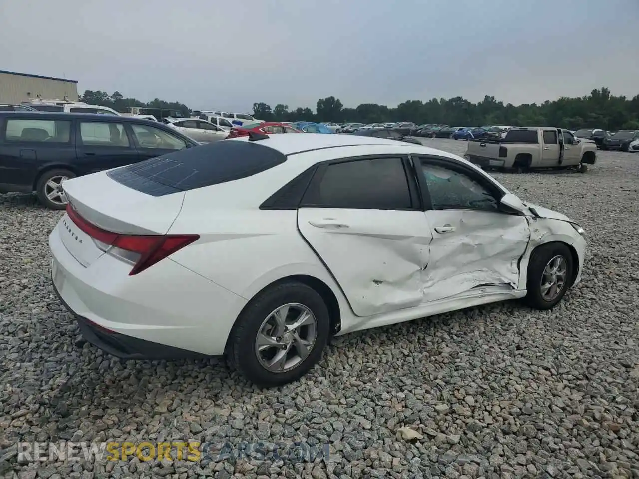 3 Photograph of a damaged car 5NPLL4AG6MH029342 HYUNDAI ELANTRA 2021