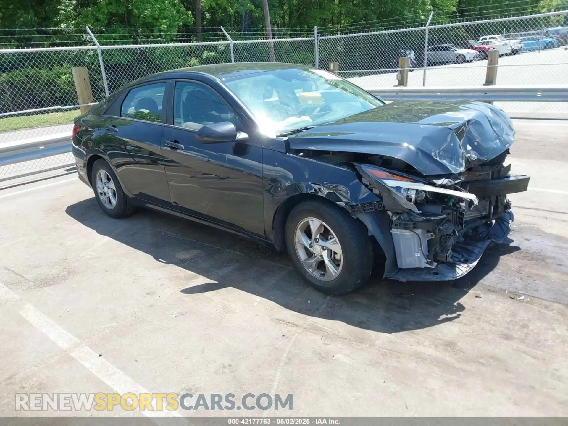 1 Photograph of a damaged car 5NPLL4AG6MH037277 HYUNDAI ELANTRA 2021