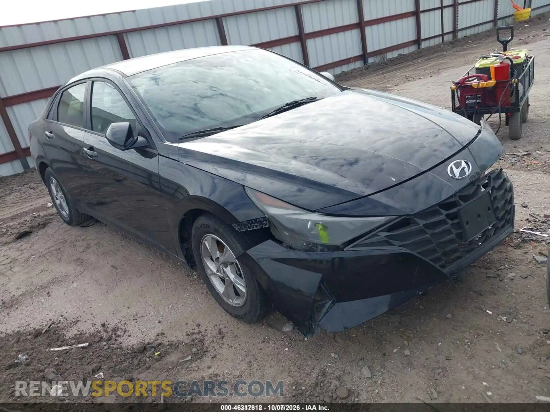 1 Photograph of a damaged car 5NPLL4AG6MH039689 HYUNDAI ELANTRA 2021