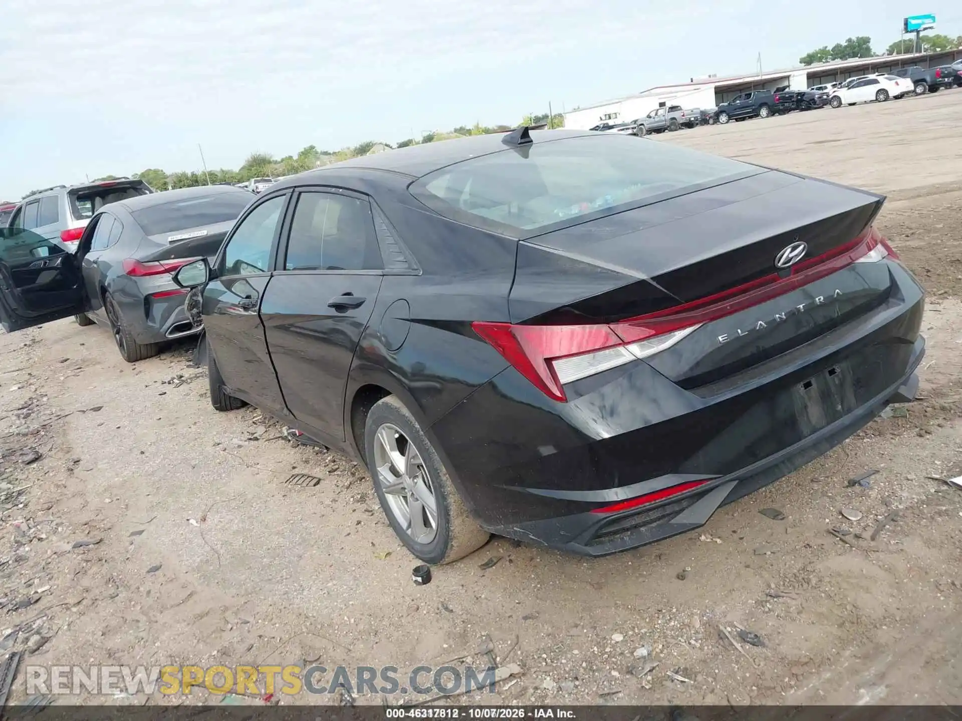 3 Photograph of a damaged car 5NPLL4AG6MH039689 HYUNDAI ELANTRA 2021