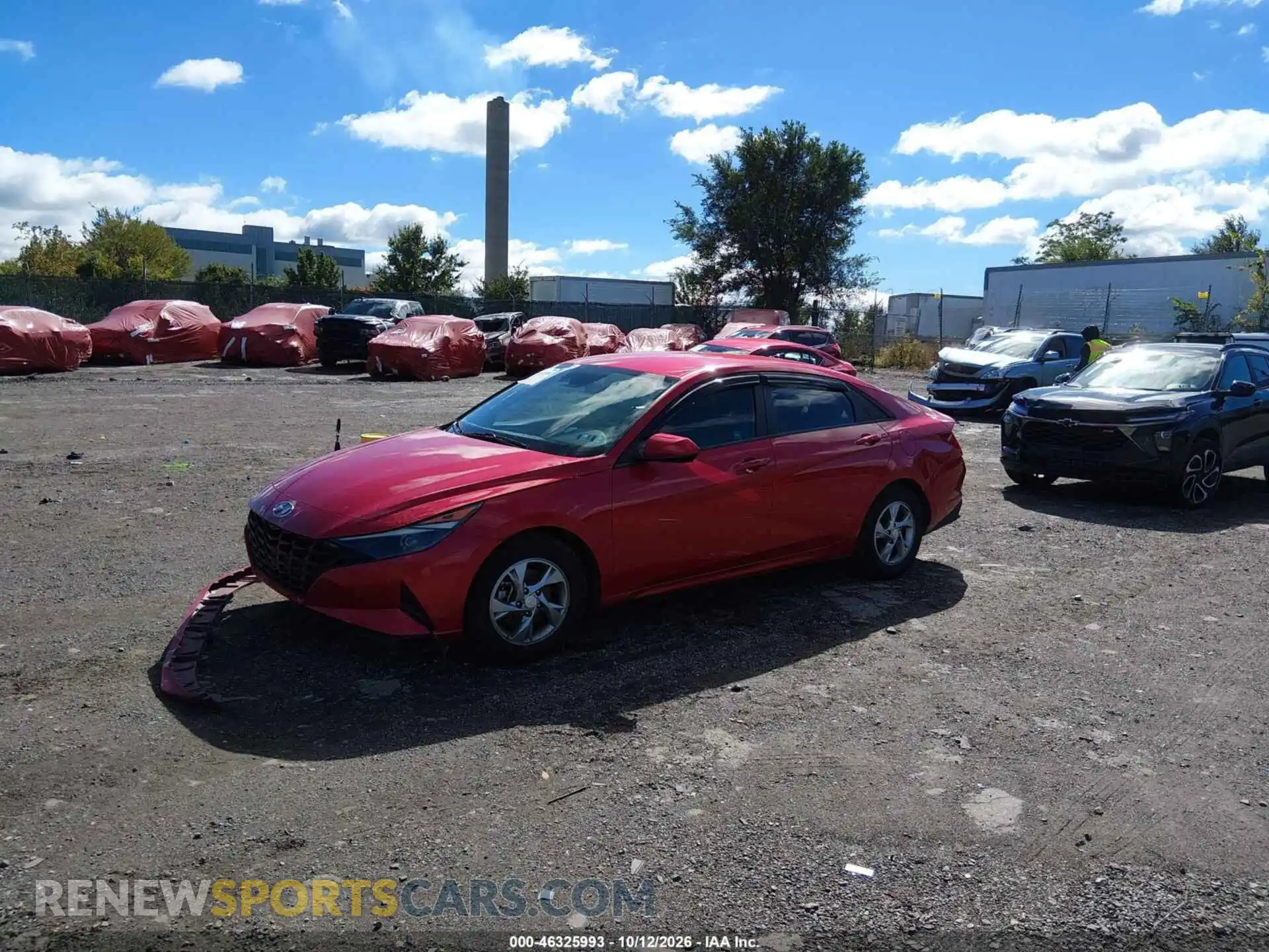 2 fotografías del automóvil dañado 5NPLL4AG6MH041555 HYUNDAI ELANTRA 2021