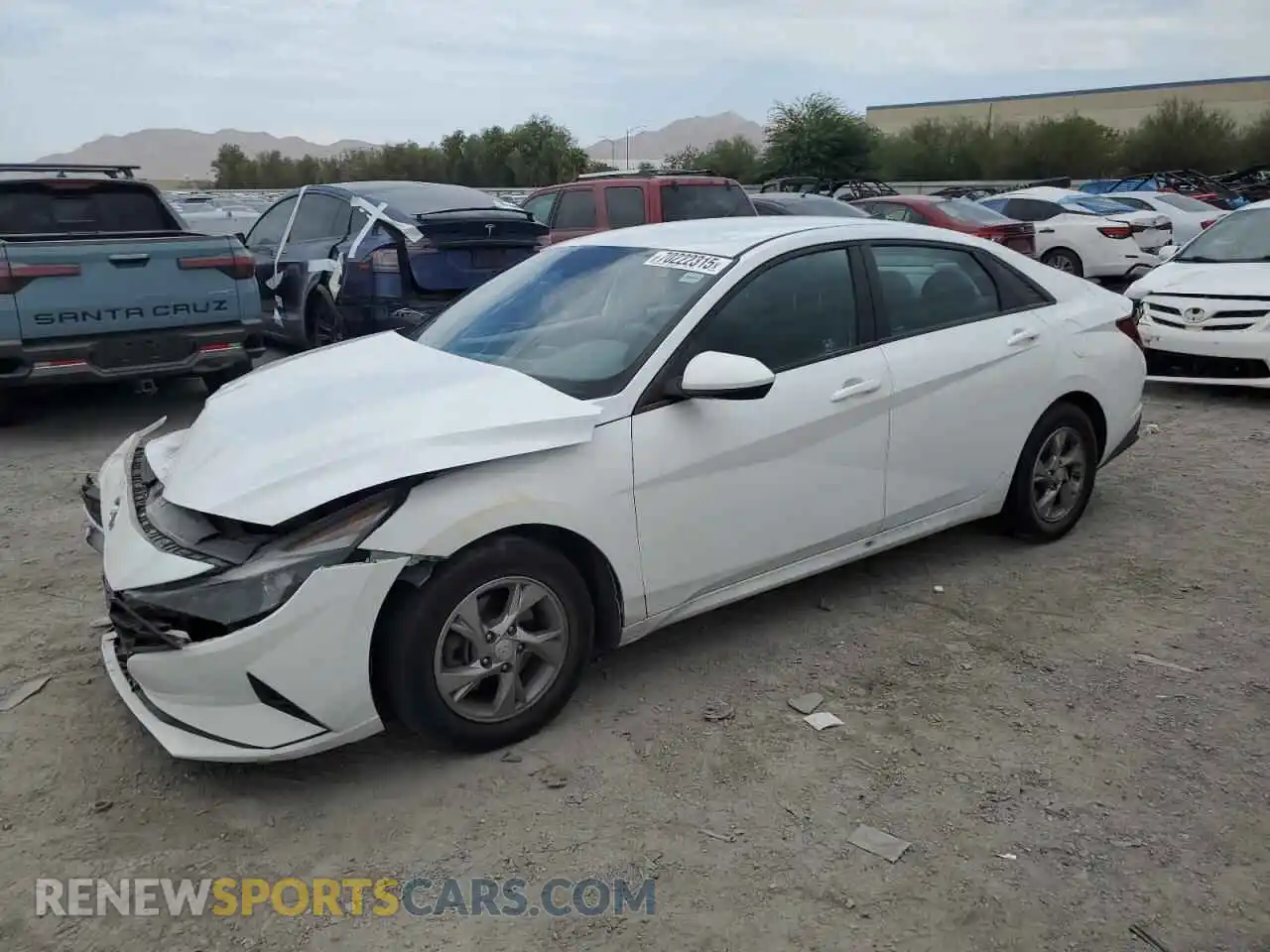1 Photograph of a damaged car 5NPLL4AG6MH041961 HYUNDAI ELANTRA 2021