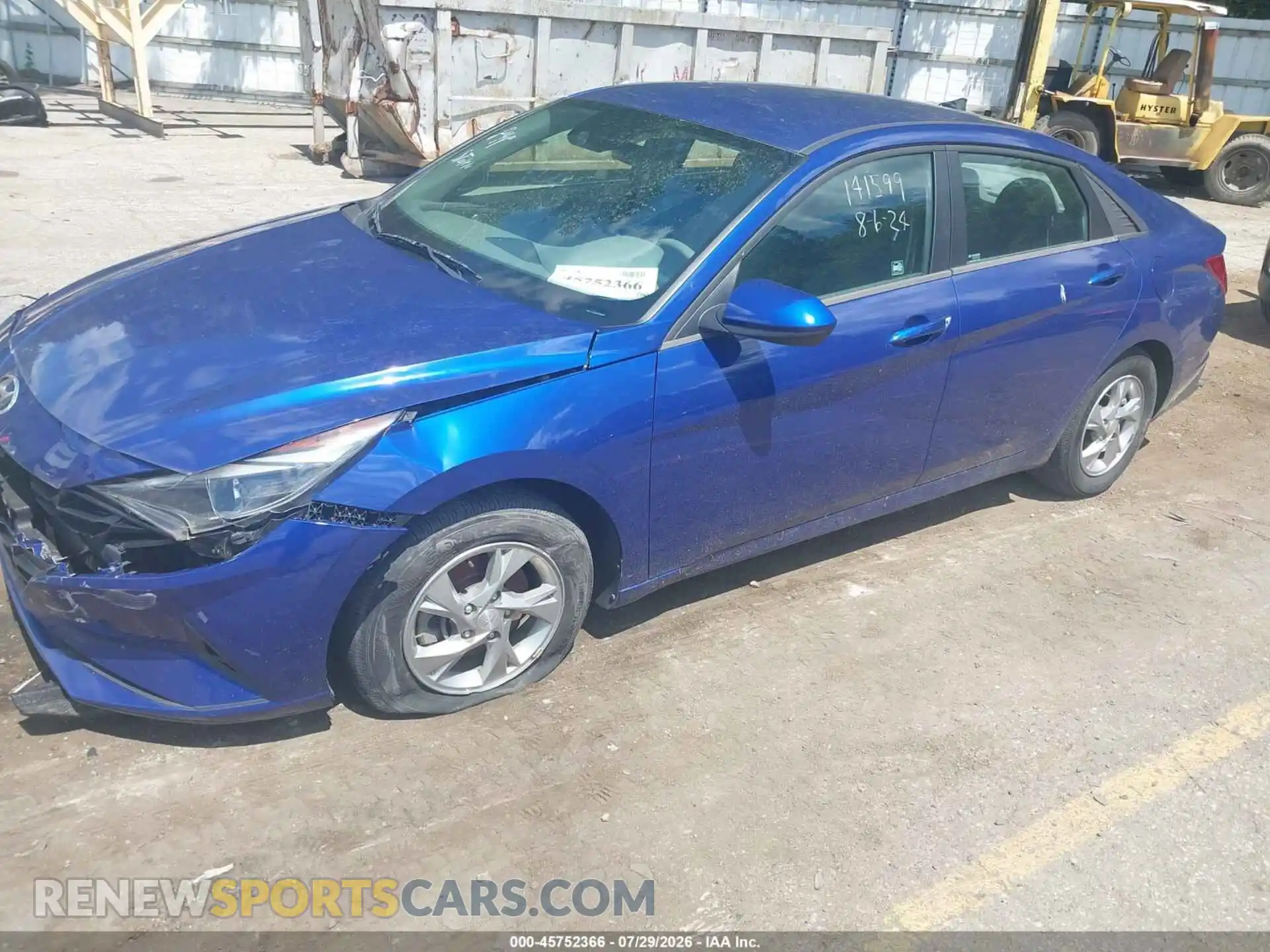 2 Photograph of a damaged car 5NPLL4AG6MH050031 HYUNDAI ELANTRA 2021