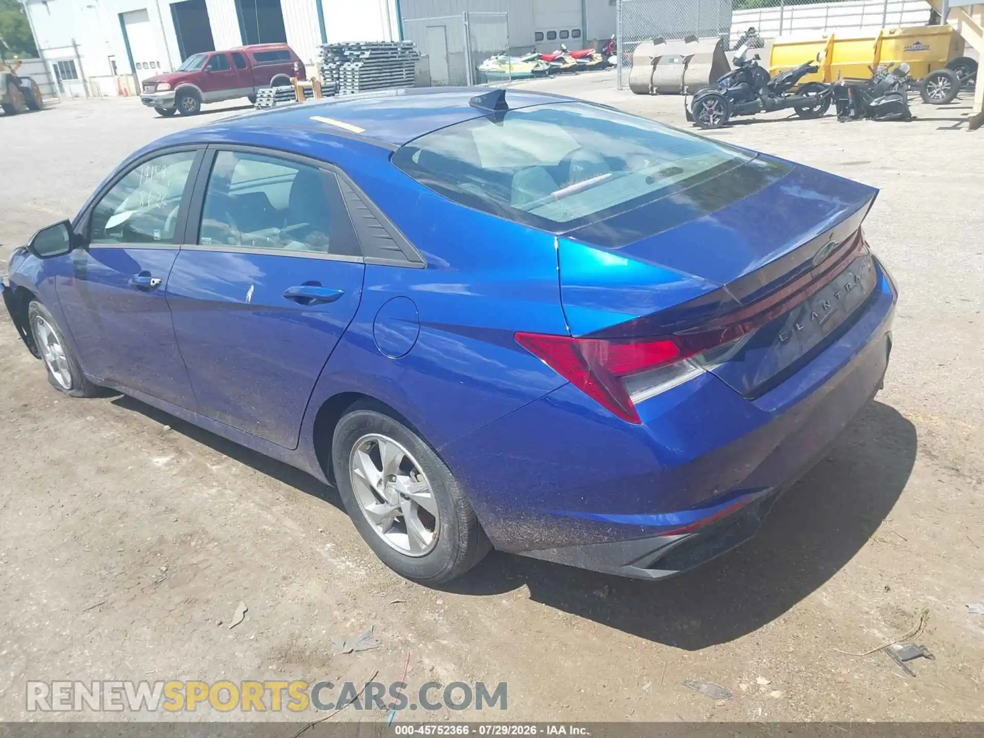 3 Photograph of a damaged car 5NPLL4AG6MH050031 HYUNDAI ELANTRA 2021