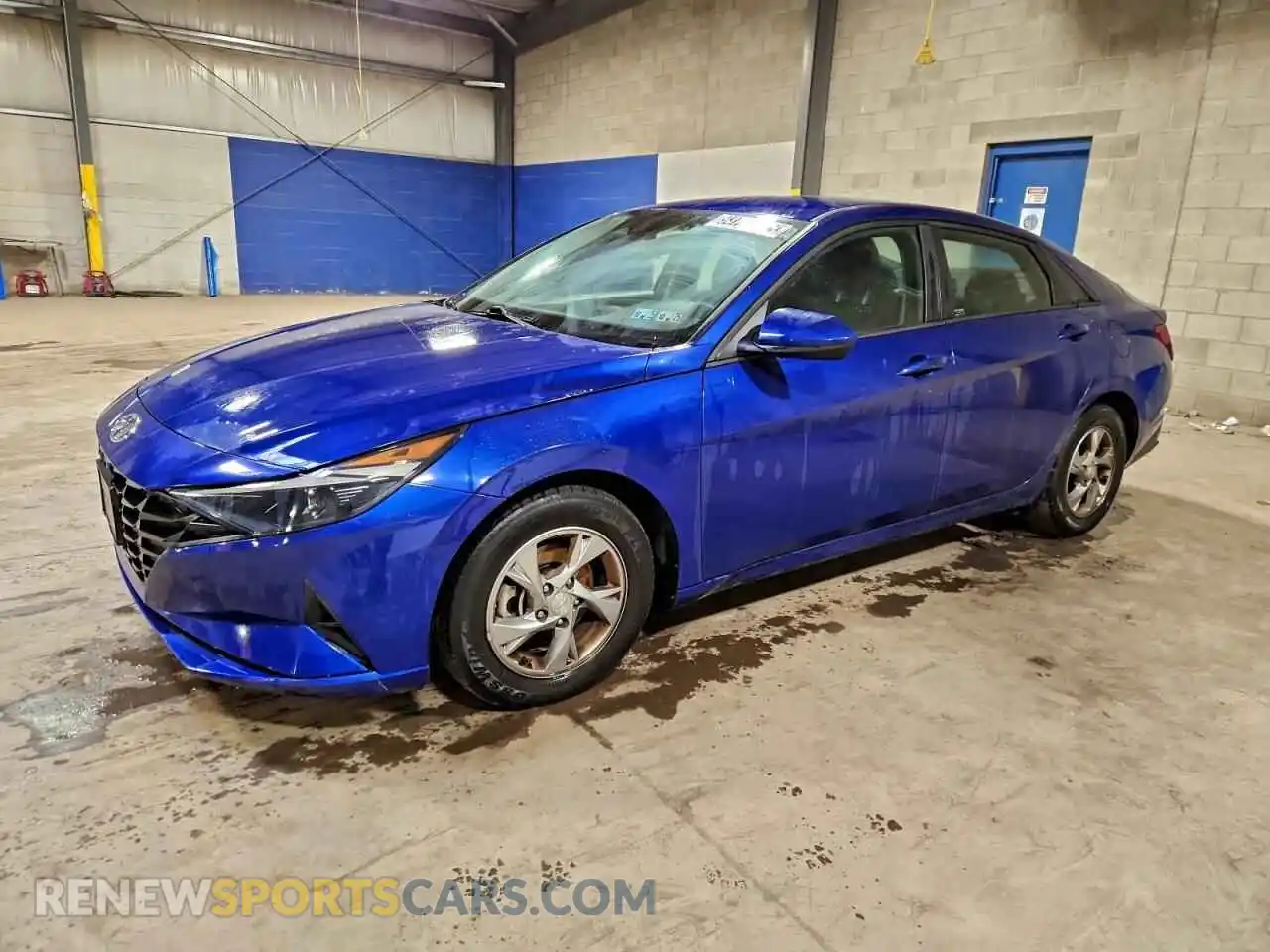 1 Photograph of a damaged car 5NPLL4AG7MH015983 HYUNDAI ELANTRA 2021