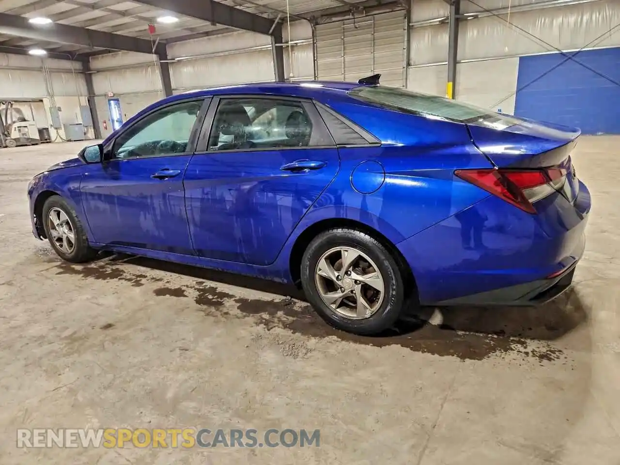 2 Photograph of a damaged car 5NPLL4AG7MH015983 HYUNDAI ELANTRA 2021