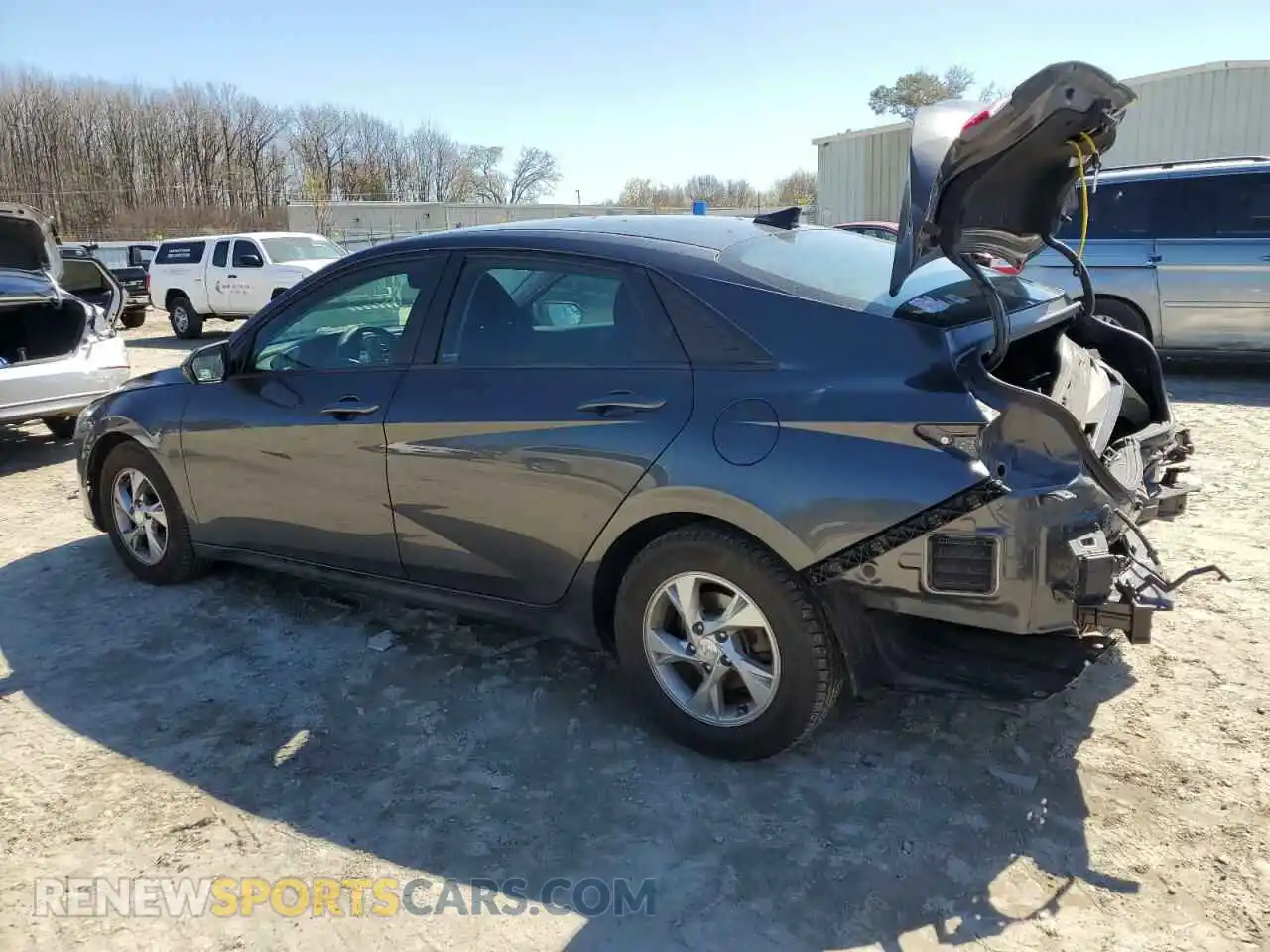 2 Photograph of a damaged car 5NPLL4AG7MH016101 HYUNDAI ELANTRA 2021
