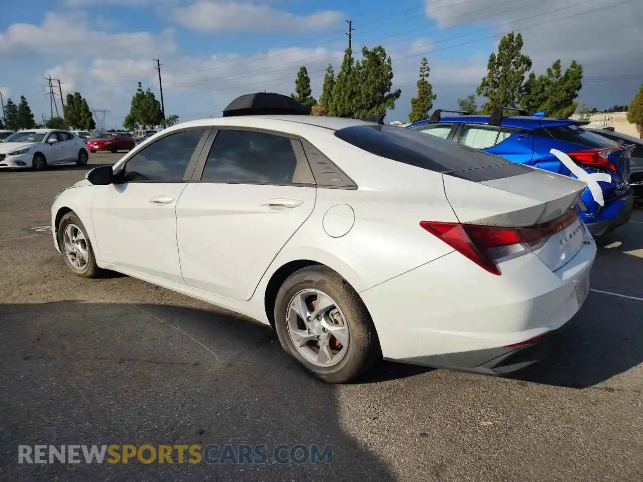 2 Photograph of a damaged car 5NPLL4AG7MH016535 HYUNDAI ELANTRA 2021