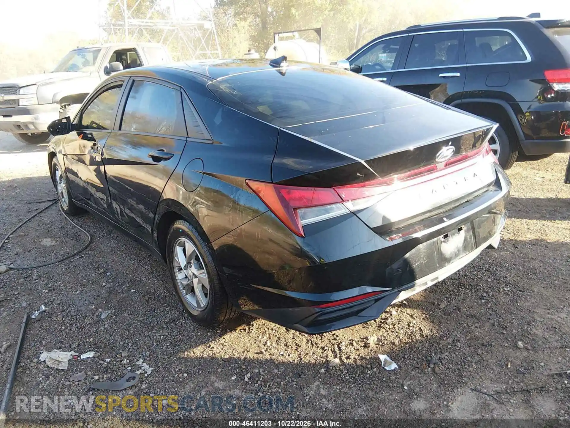 3 Фотография поврежденного автомобиля 5NPLL4AG7MH019306 HYUNDAI ELANTRA 2021