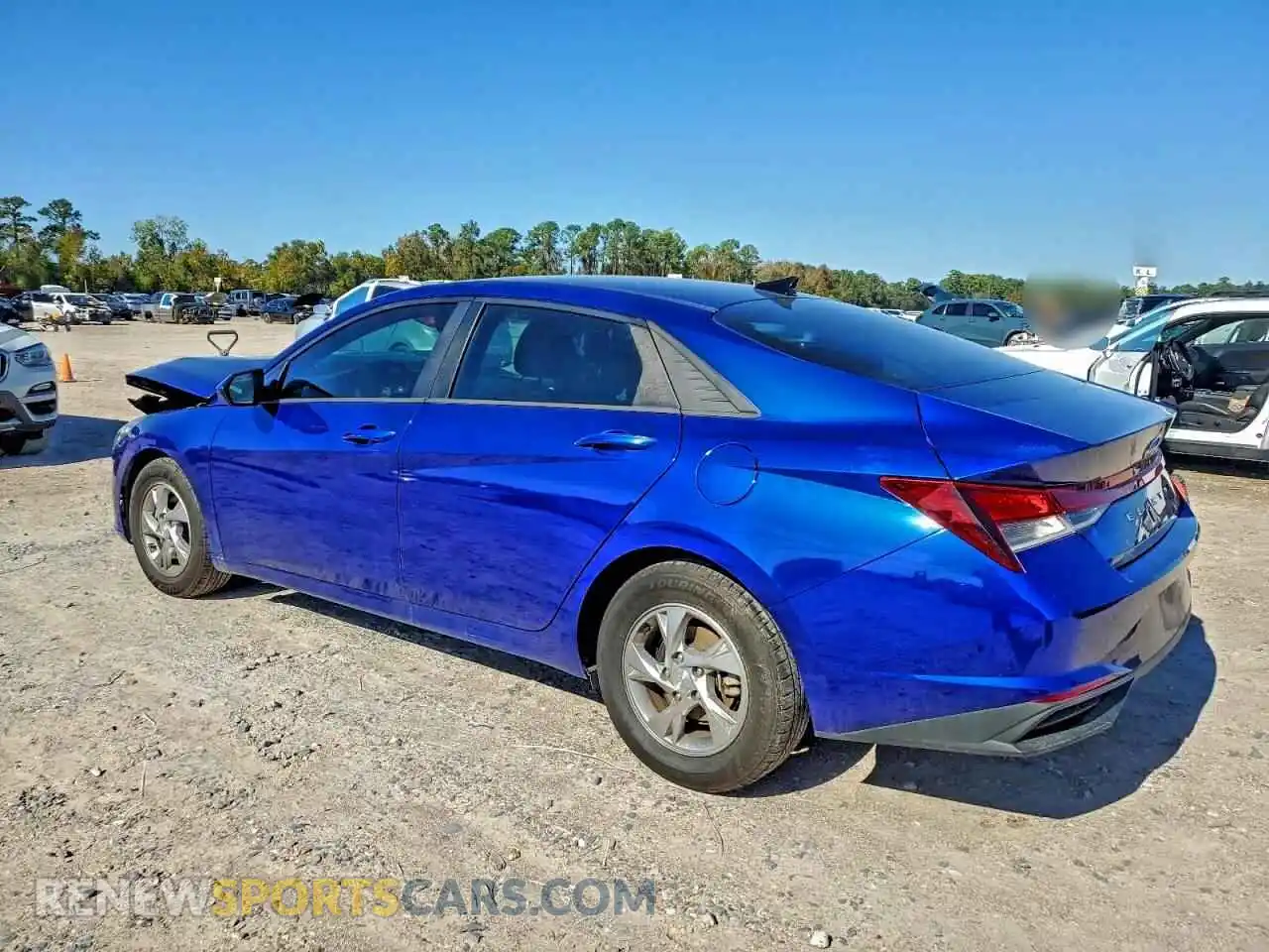 2 Photograph of a damaged car 5NPLL4AG7MH030337 HYUNDAI ELANTRA 2021