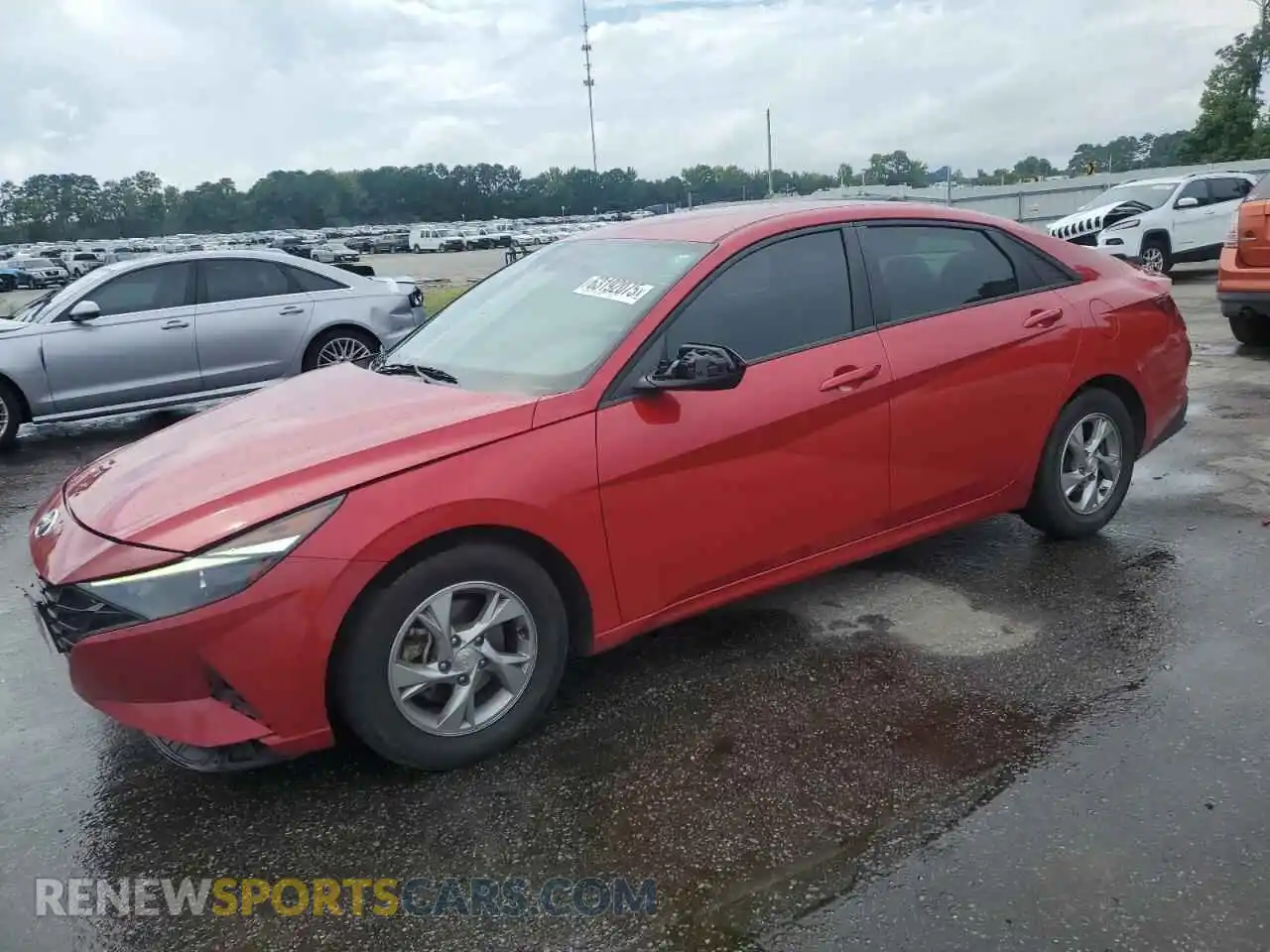 1 Photograph of a damaged car 5NPLL4AG7MH037062 HYUNDAI ELANTRA 2021