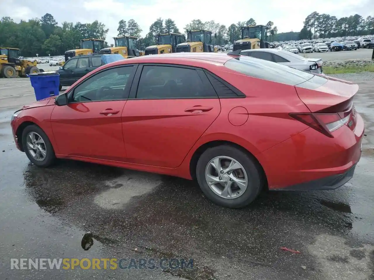 2 Photograph of a damaged car 5NPLL4AG7MH037062 HYUNDAI ELANTRA 2021