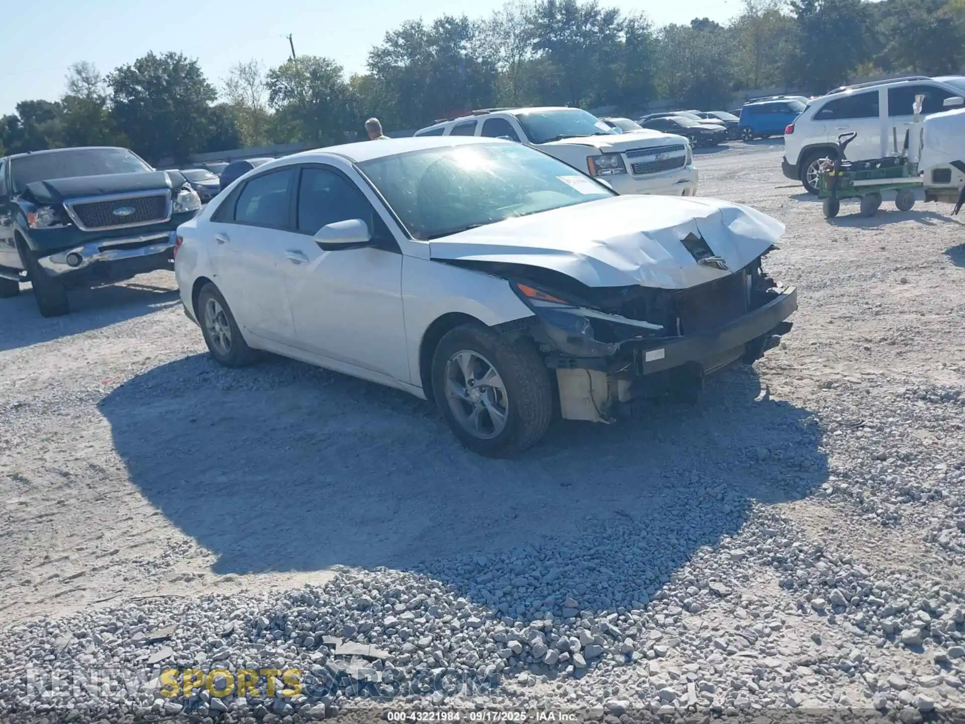 1 Photograph of a damaged car 5NPLL4AG7MH041810 HYUNDAI ELANTRA 2021