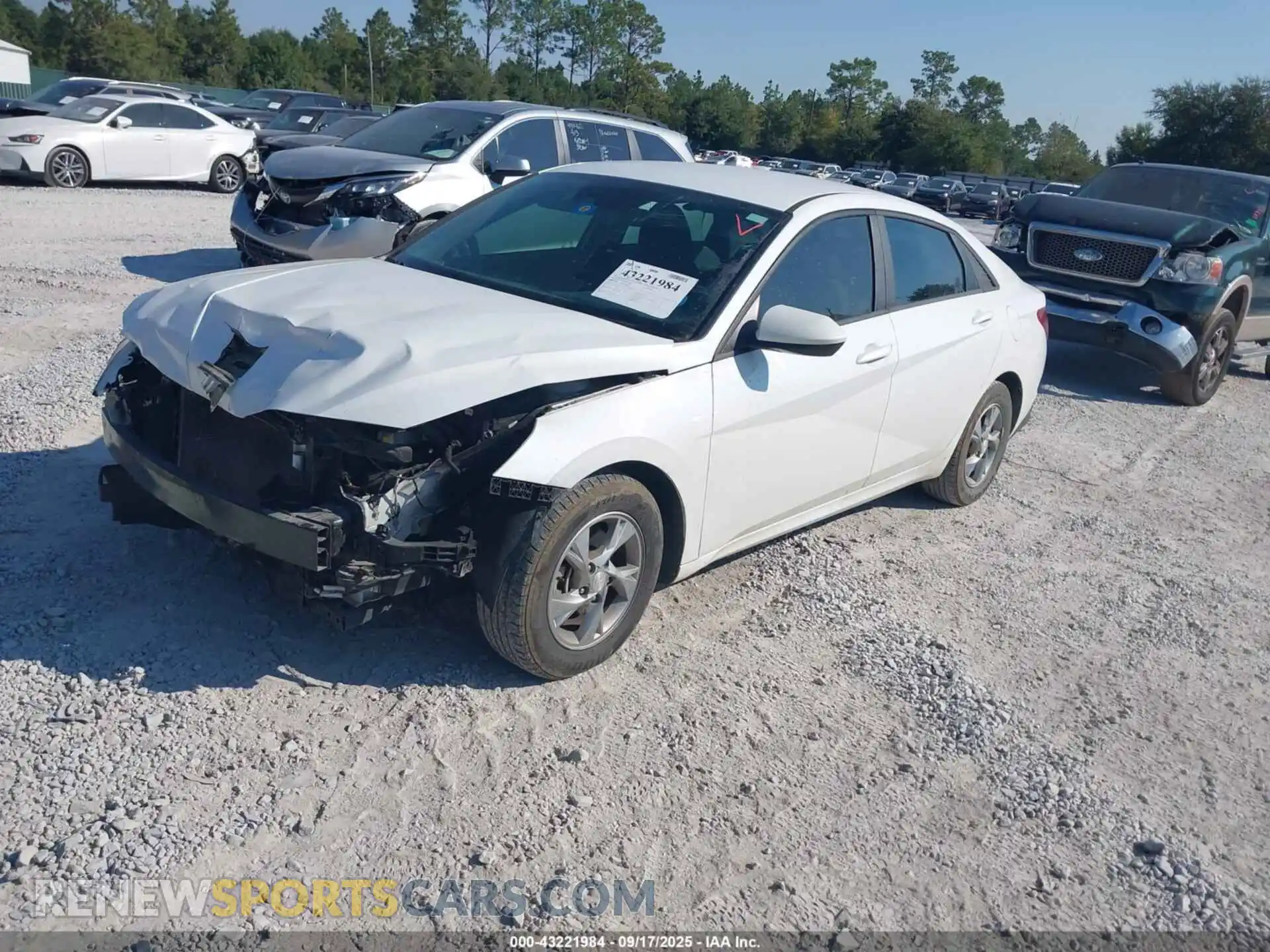 2 Photograph of a damaged car 5NPLL4AG7MH041810 HYUNDAI ELANTRA 2021