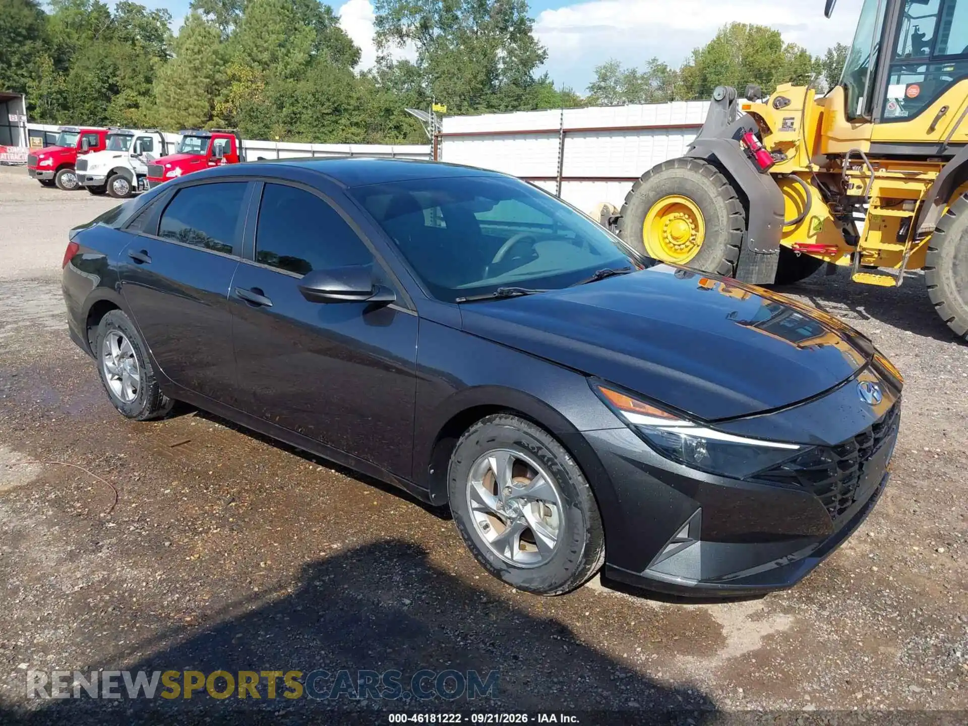 1 Photograph of a damaged car 5NPLL4AG7MH048191 HYUNDAI ELANTRA 2021