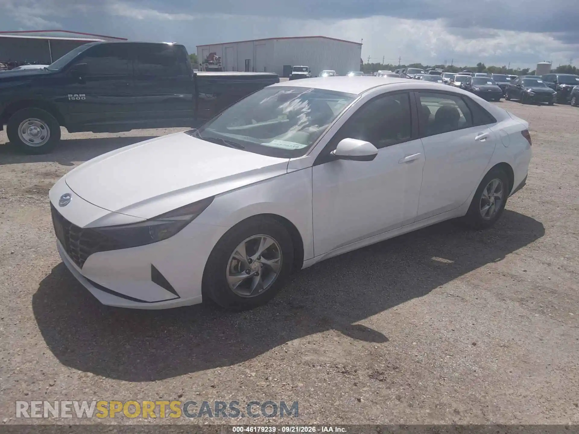 2 Photograph of a damaged car 5NPLL4AG7MH049339 HYUNDAI ELANTRA 2021