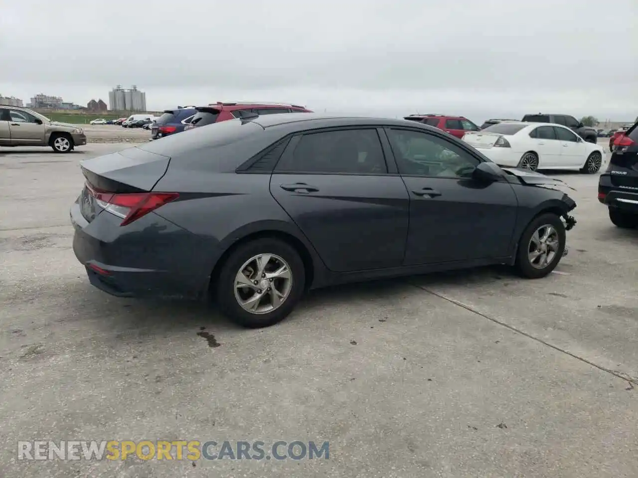 3 Photograph of a damaged car 5NPLL4AG7MH050880 HYUNDAI ELANTRA 2021