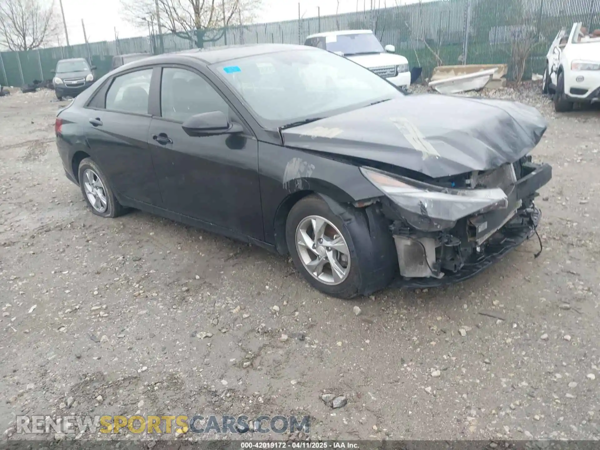 1 Photograph of a damaged car 5NPLL4AG7MH050944 HYUNDAI ELANTRA 2021