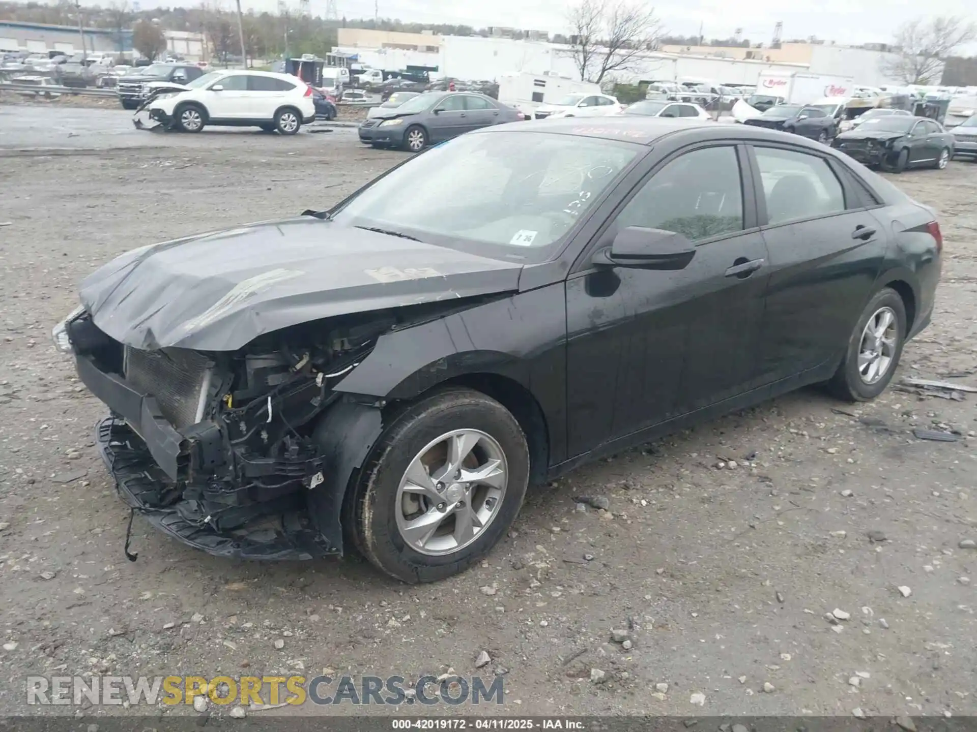 2 Photograph of a damaged car 5NPLL4AG7MH050944 HYUNDAI ELANTRA 2021