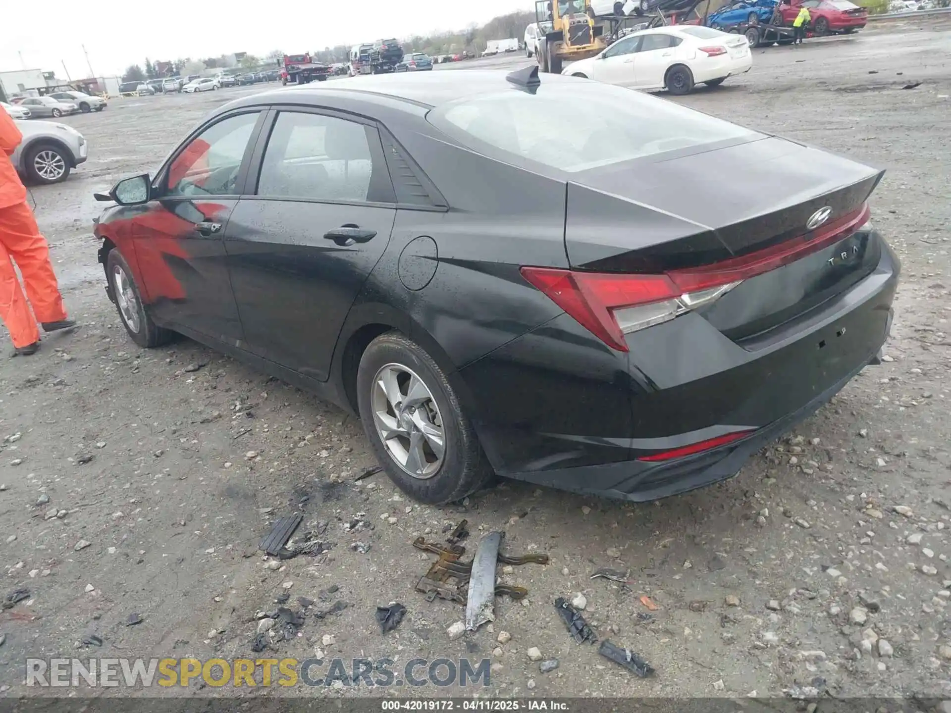 3 Photograph of a damaged car 5NPLL4AG7MH050944 HYUNDAI ELANTRA 2021