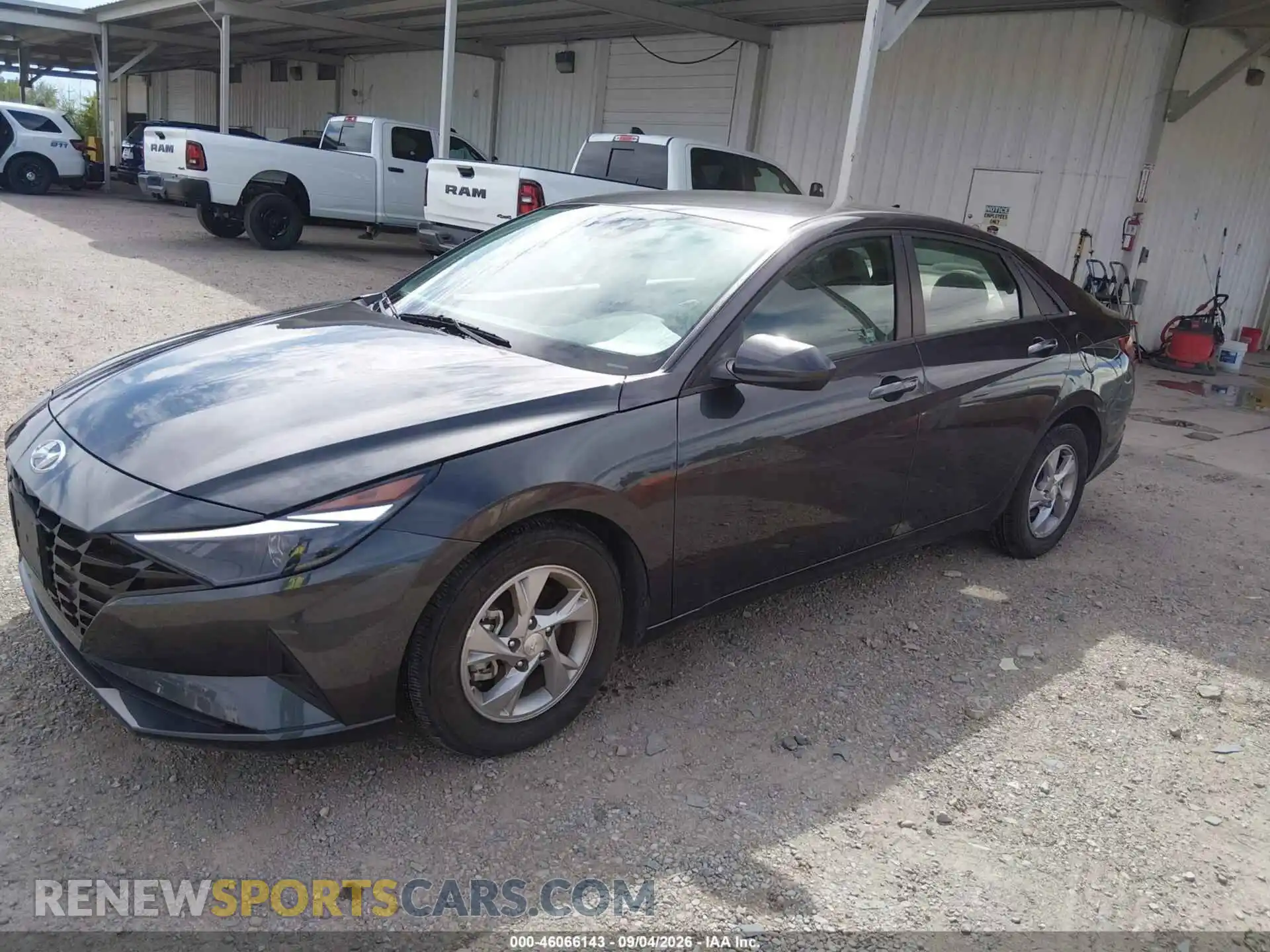 2 Photograph of a damaged car 5NPLL4AG7MH050992 HYUNDAI ELANTRA 2021
