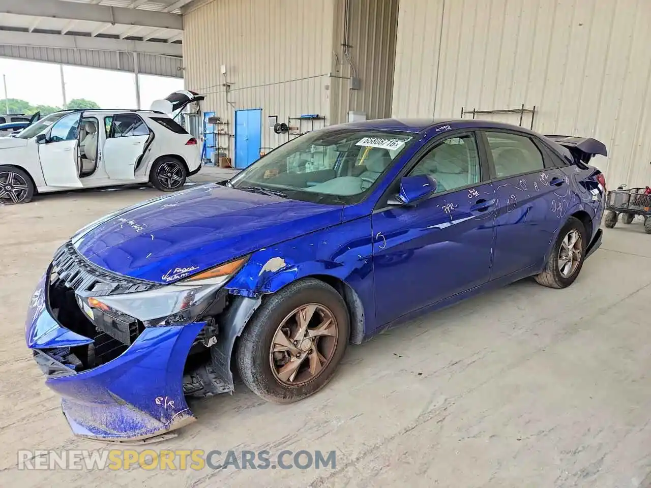 1 fotografías del automóvil dañado 5NPLL4AG7MH053049 HYUNDAI ELANTRA 2021