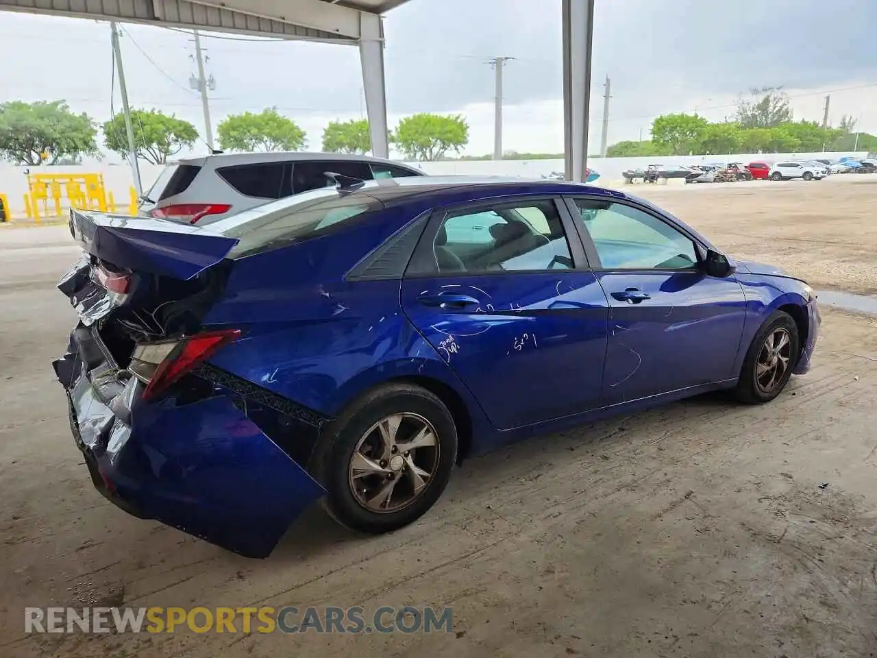 3 fotografías del automóvil dañado 5NPLL4AG7MH053049 HYUNDAI ELANTRA 2021