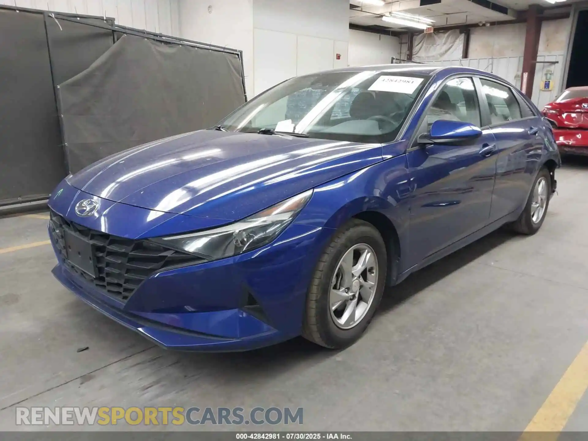 2 Photograph of a damaged car 5NPLL4AG8MH035501 HYUNDAI ELANTRA 2021
