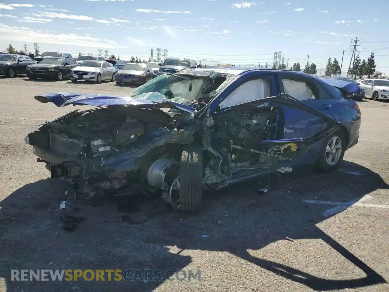 1 Photograph of a damaged car 5NPLL4AG8MH039967 HYUNDAI ELANTRA 2021