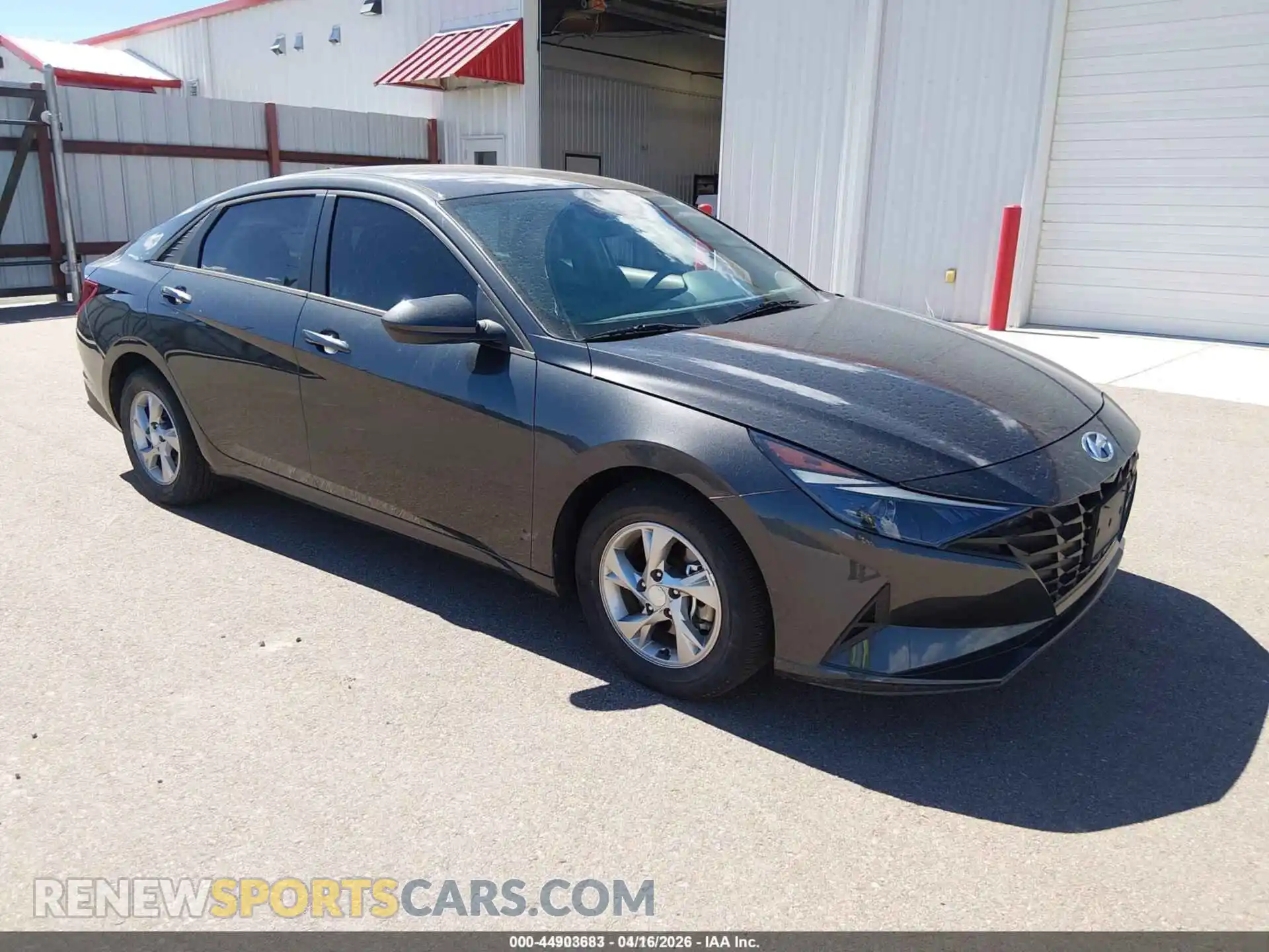 1 Photograph of a damaged car 5NPLL4AG8MH042173 HYUNDAI ELANTRA 2021