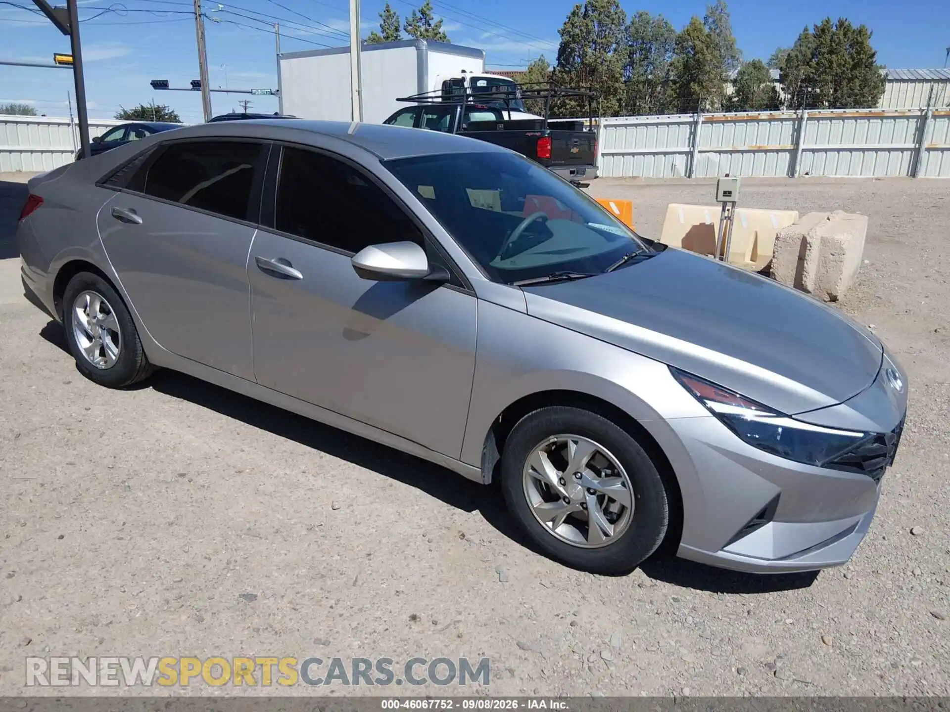 1 Photograph of a damaged car 5NPLL4AG8MH042903 HYUNDAI ELANTRA 2021