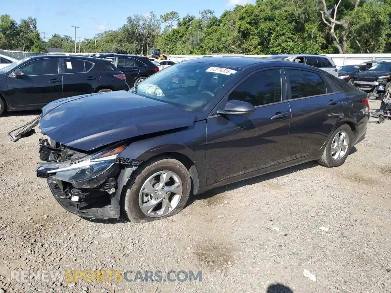 1 Photograph of a damaged car 5NPLL4AG8MH043694 HYUNDAI ELANTRA 2021