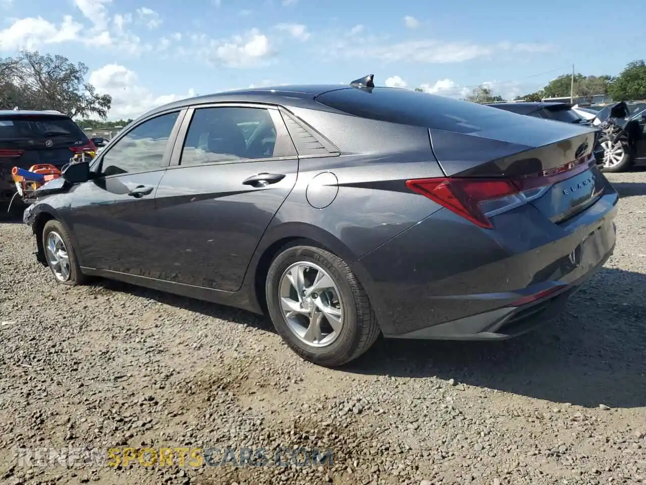 2 Photograph of a damaged car 5NPLL4AG8MH043694 HYUNDAI ELANTRA 2021