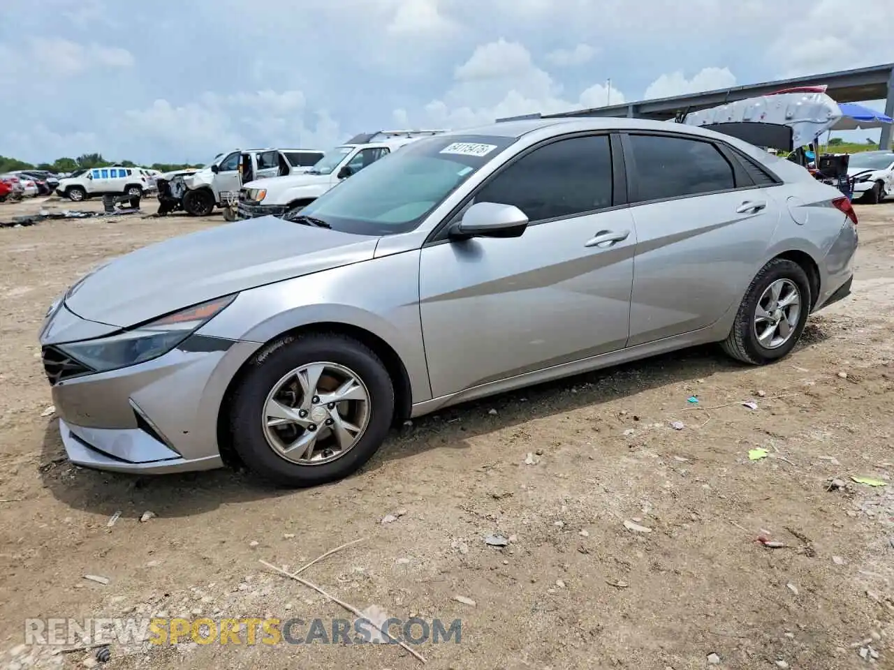 1 fotografías del automóvil dañado 5NPLL4AG8MH046871 HYUNDAI ELANTRA 2021