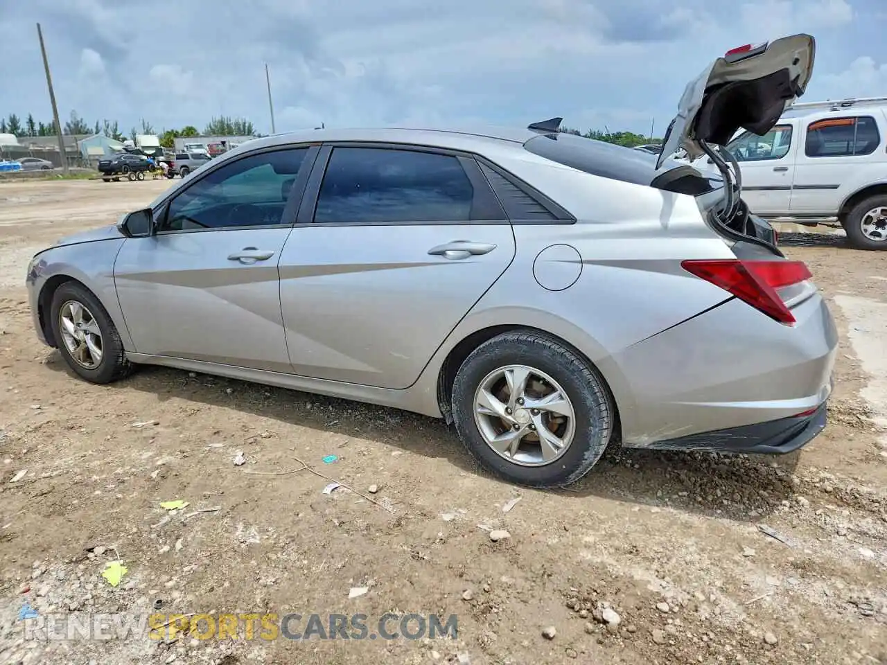 2 fotografías del automóvil dañado 5NPLL4AG8MH046871 HYUNDAI ELANTRA 2021