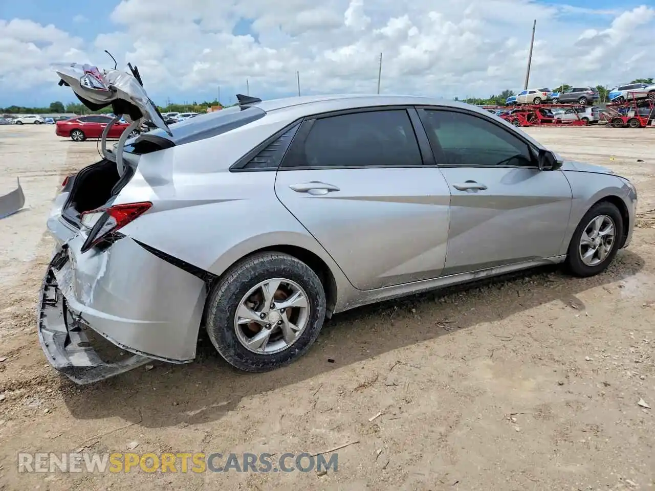 3 fotografías del automóvil dañado 5NPLL4AG8MH046871 HYUNDAI ELANTRA 2021