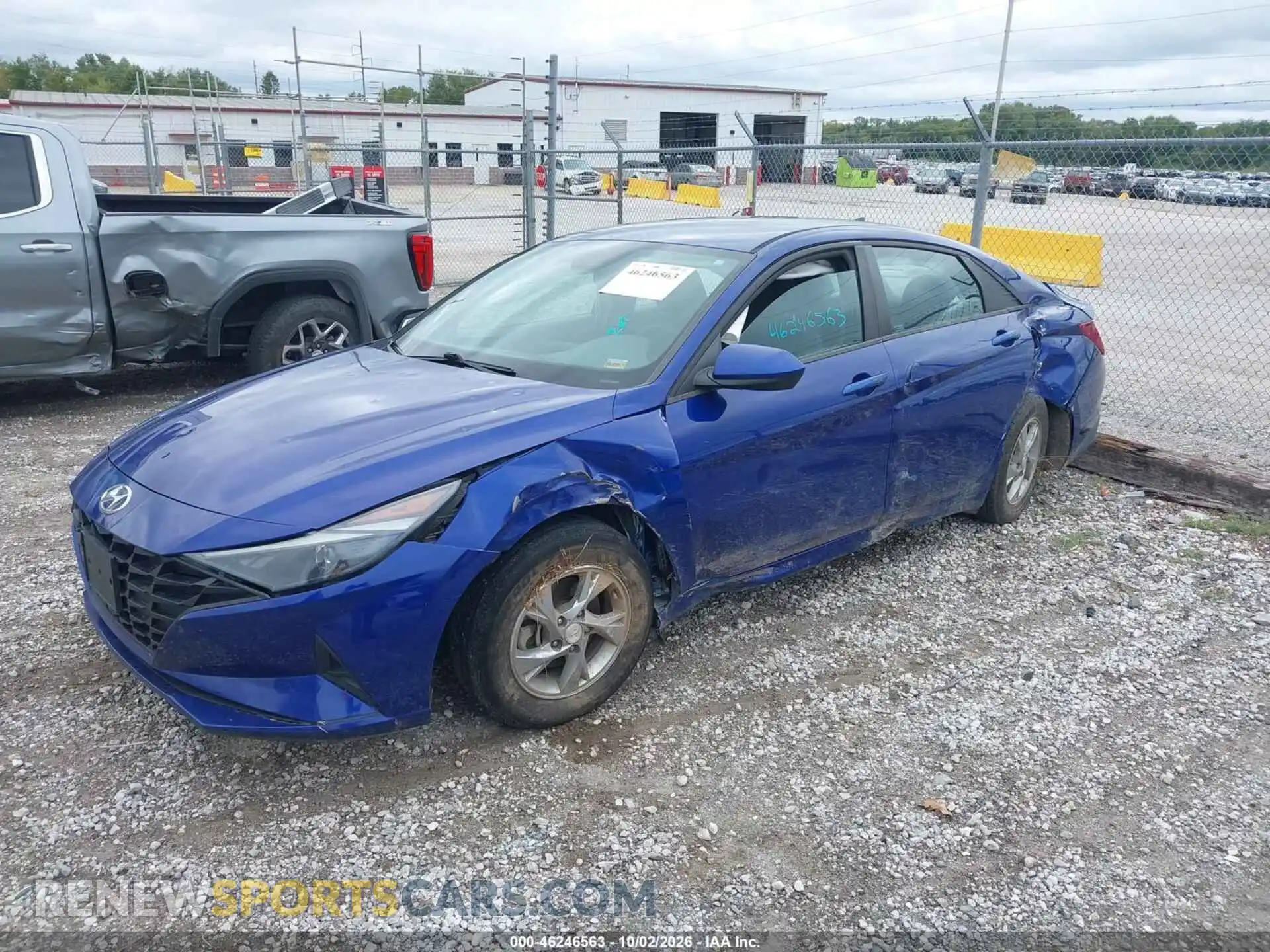 2 Photograph of a damaged car 5NPLL4AG8MH047048 HYUNDAI ELANTRA 2021
