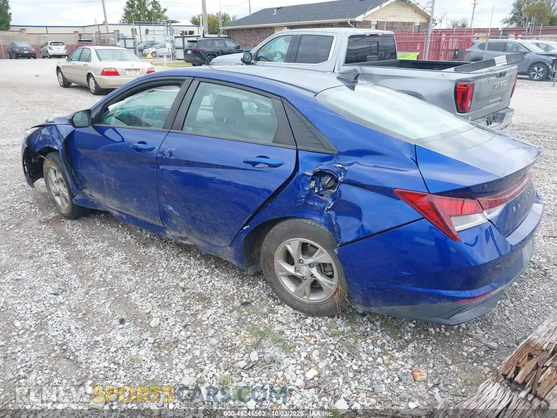 3 Photograph of a damaged car 5NPLL4AG8MH047048 HYUNDAI ELANTRA 2021