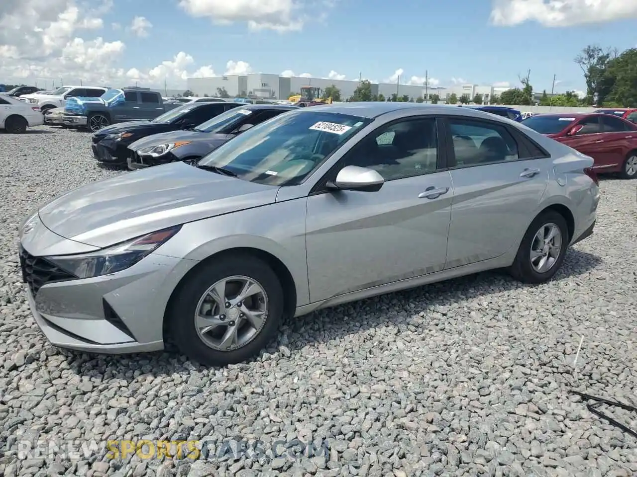 1 Photograph of a damaged car 5NPLL4AG8MH047177 HYUNDAI ELANTRA 2021