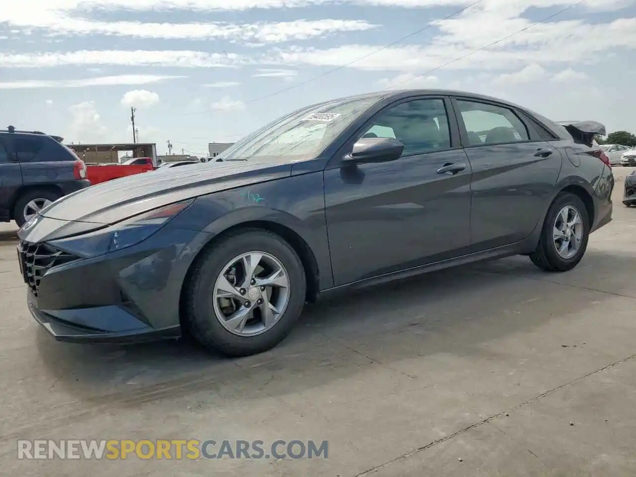 1 Photograph of a damaged car 5NPLL4AG8MH047616 HYUNDAI ELANTRA 2021