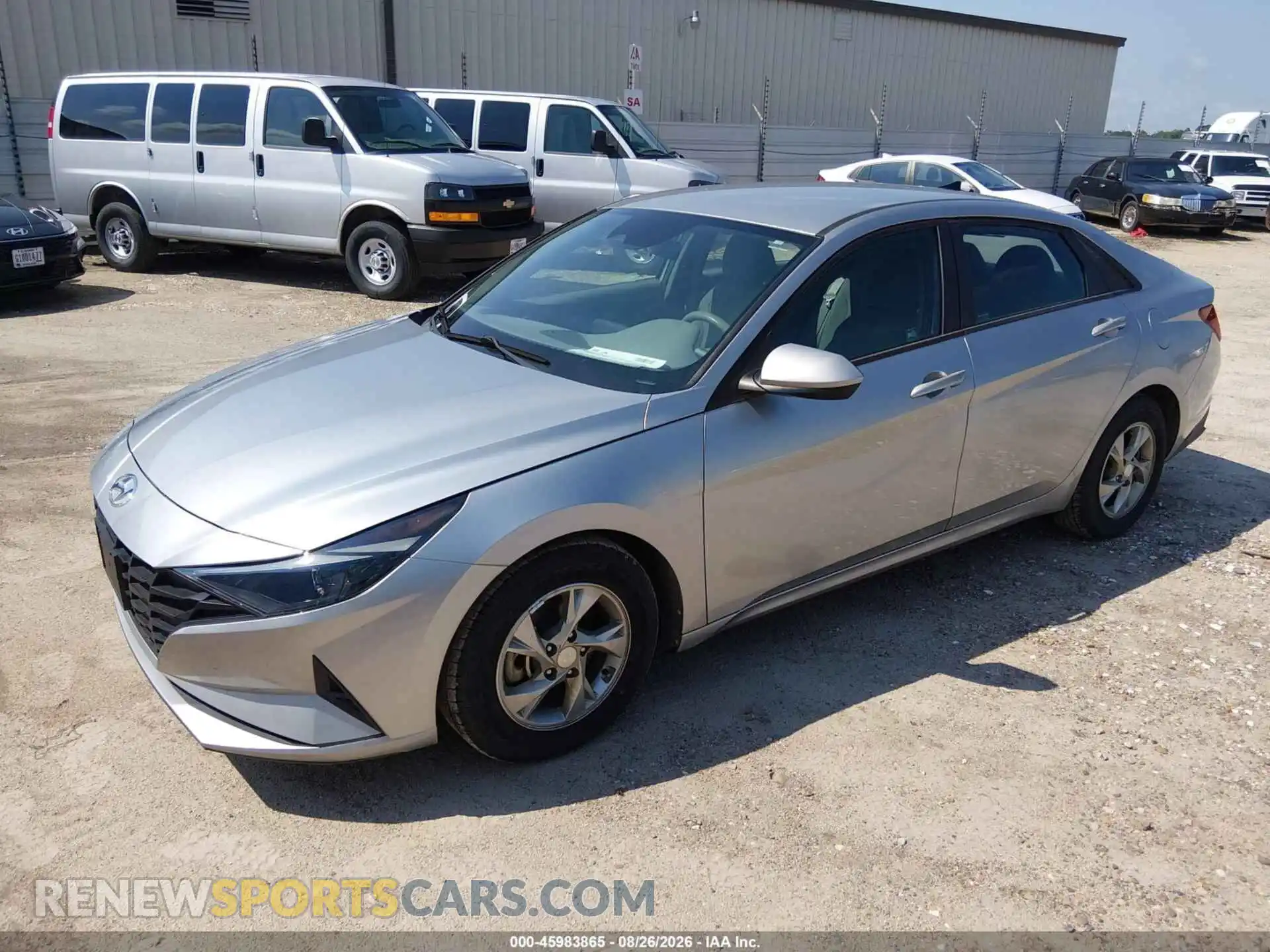 2 Photograph of a damaged car 5NPLL4AG8MH050712 HYUNDAI ELANTRA 2021