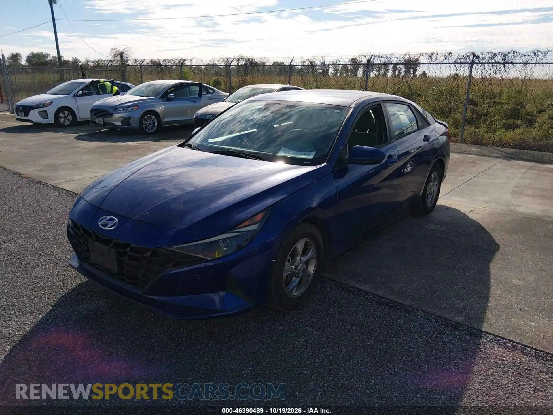 2 Photograph of a damaged car 5NPLL4AG8MH050810 HYUNDAI ELANTRA 2021