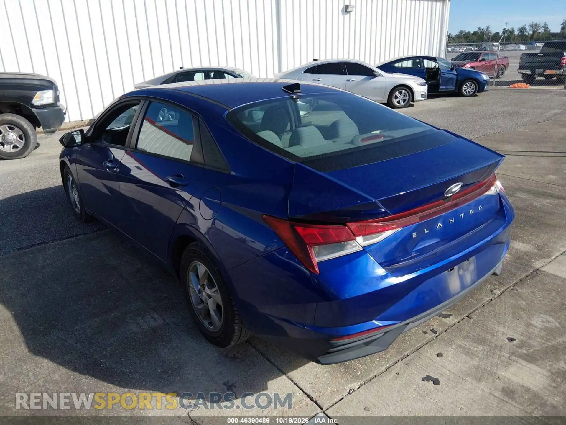 3 Photograph of a damaged car 5NPLL4AG8MH050810 HYUNDAI ELANTRA 2021