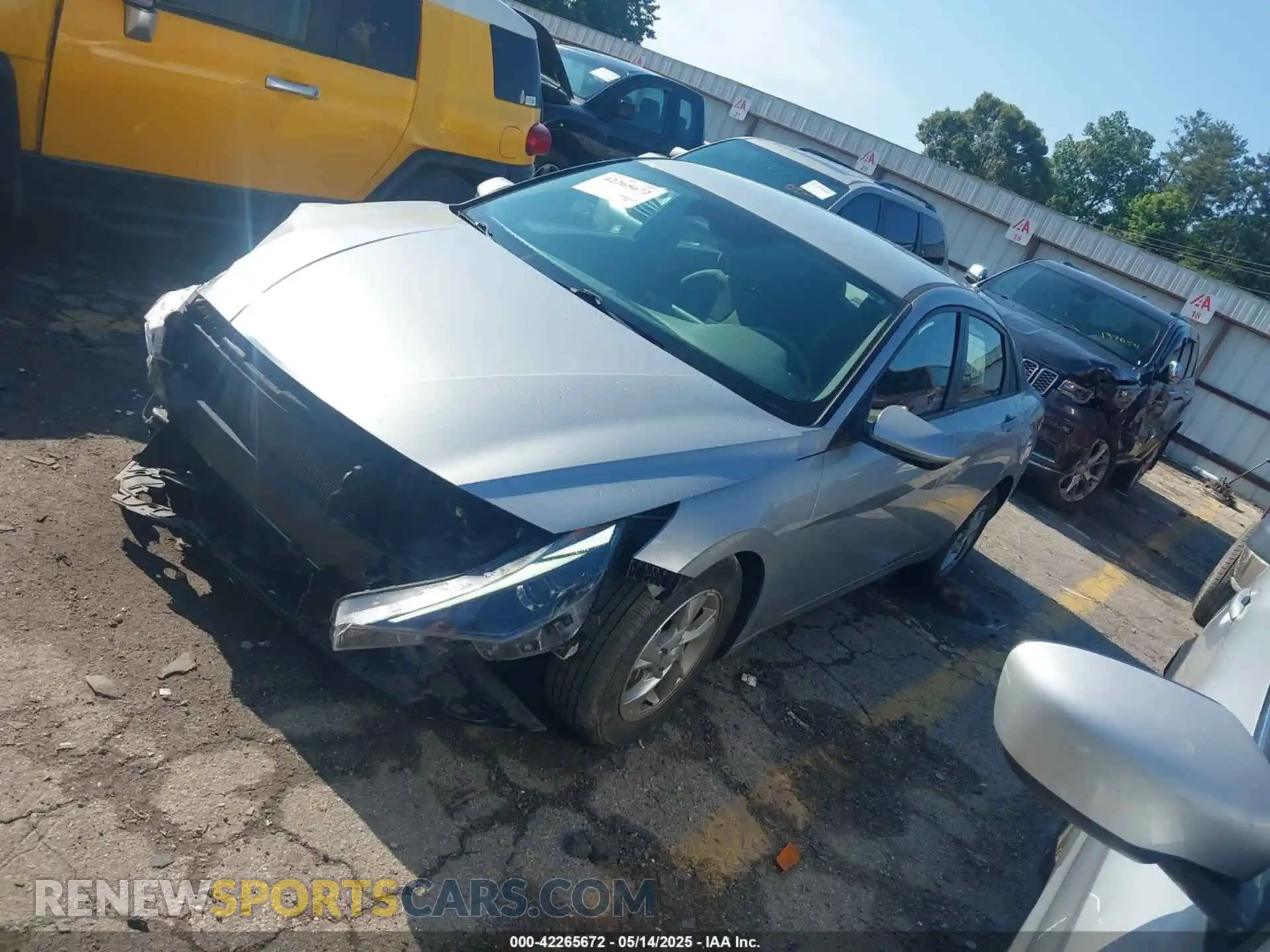 2 Photograph of a damaged car 5NPLL4AG8MH052542 HYUNDAI ELANTRA 2021