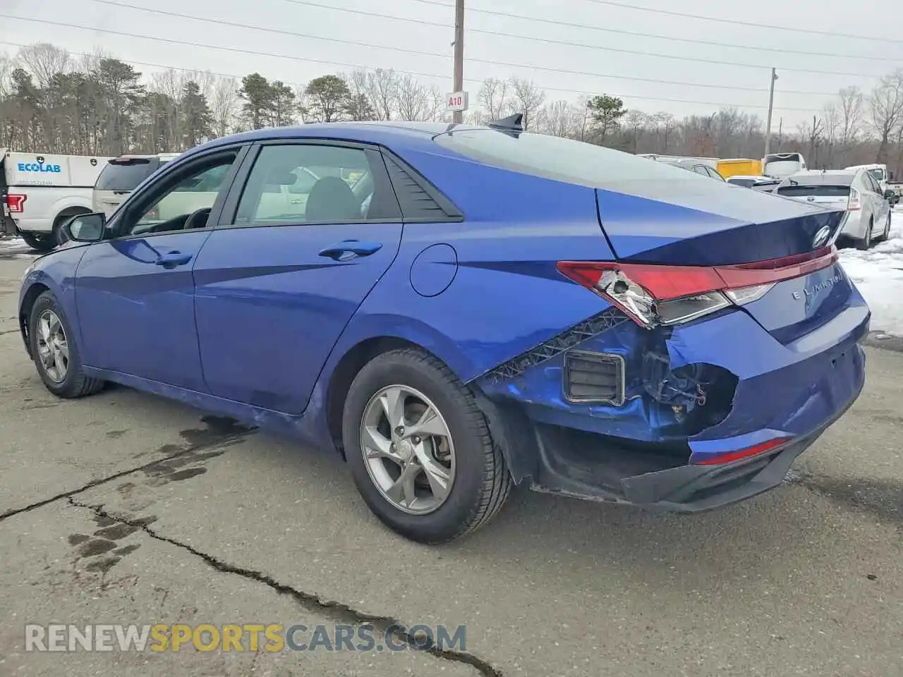 2 Photograph of a damaged car 5NPLL4AG8MH052671 HYUNDAI ELANTRA 2021