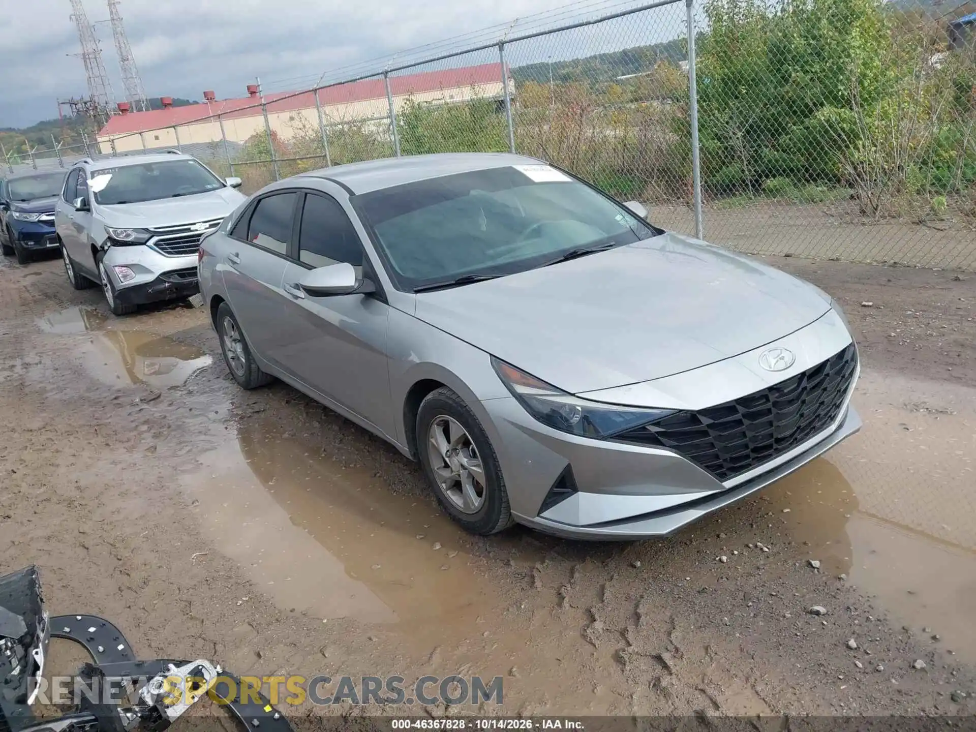 1 Photograph of a damaged car 5NPLL4AG9MH012504 HYUNDAI ELANTRA 2021